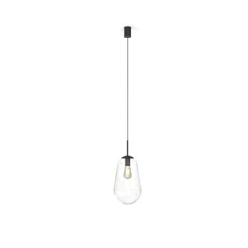 Pendul dormitor Nowodvorski Pear M Black 7798 sticla transparent
