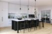Pendul bucatarie Nowodvorski Cylinder M Black 7865 sticla transparent