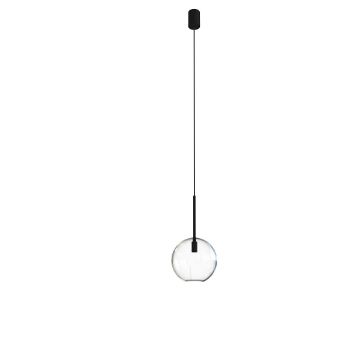 Pendul bucatarie Nowodvorski Sphere S Black 7847 sticla transparent