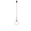 Pendul bucatarie Nowodvorski Sphere M Black 7848 sticla transparent