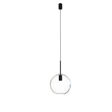 Pendul bucatarie Nowodvorski Sphere L Black 7850 sticla transparent
