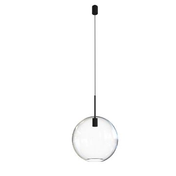 Pendul bucatarie Nowodvorski Sphere XL Black 7846 sticla transparent