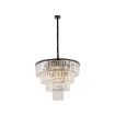 Lustra living Nowodvorski Cristal L Black 7614 cristal translucid
