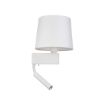 Aplica dormitor Nowodvorski Chillin II White 8216 textil alb