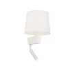 Aplica dormitor Nowodvorski Chillin II White 8216 textil alb