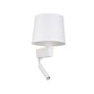 Aplica dormitor Nowodvorski Chillin II White 8216 textil alb
