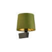 Aplica dormitor Nowodvorski Chillin I Green-Gold 8198 catifea verde