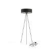 Lampadar living Nowodvorski Cadilac III Black 7988 textil negru