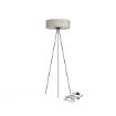 Lampadar living Nowodvorski Cadilac III Grey-White 8190 textil gri