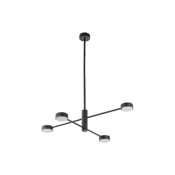 Plafoniera dormitor Nowodvorski Orbit IV Black 7945 otel negru