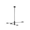 Plafoniera dormitor Nowodvorski Orbit IV Black 7945 otel negru