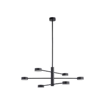 Plafoniera dormitor Nowodvorski Orbit VI Black 7946 otel negru