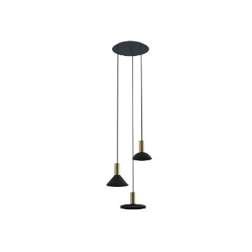 Lustra bucatarie Nowodvorski Hermanos III Black-Brass 8030 otel alama