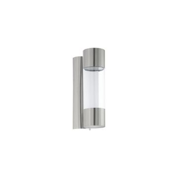 Aplica LED exterior Eglo Robledo Silver 96013 inox transparent