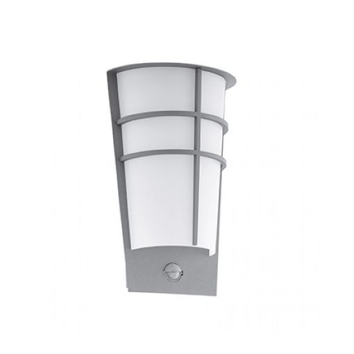 Aplica LED exterior senzor Eglo Breganzo Silver 96017 otel argintiu