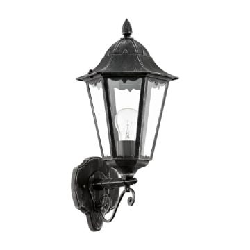 Aplica exterior Eglo Navedo Black 93457 aluminiu negru
