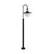 Stalp exterior Eglo Sirmione Black-Gold 97287 otel negru