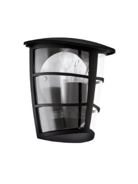 Aplica exterior Eglo Aloria Black 93407 aluminiu negru