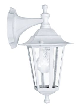 Aplica exterior Eglo Laterna 5 White 22462 sticla transparenta