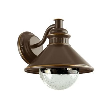 Aplica exterior Eglo Albacete Brown 96262 otel zincat maro