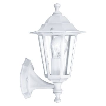 Aplica exterior Eglo Laterna 5 White 22463 sticla transparenta