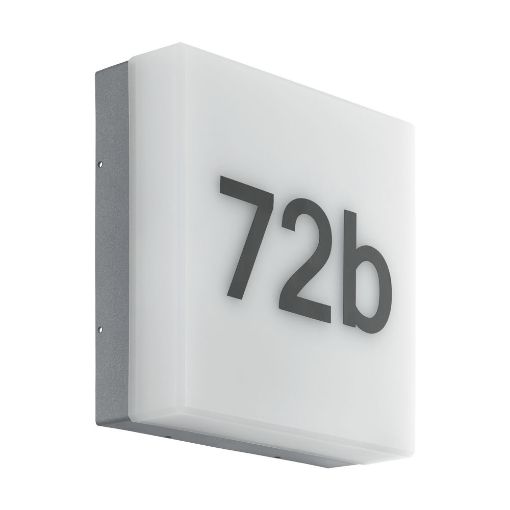 Aplica LED exterior Eglo Cornale Anthracite-White 97289 plastic antracit-alb
