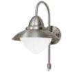Aplica exterior senzor miscare Eglo Sidney 87105 sticla alb mat