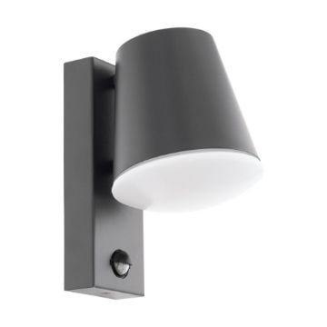 Aplica exterior senzor Eglo Caldiero Anthracite 97451 otel antracit