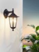 Aplica exterior Eglo Laterna 4 Black 22467 sticla transparent