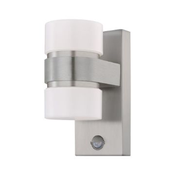 Aplica LED exterior senzor Eglo Atollari 96277 aluminiu argintiu
