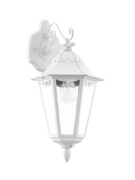 Aplica exterior Eglo Navedo White 93445 sticla transparent