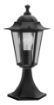 Stalp exterior Eglo Laterna 4 Black 22472 sticla transparent
