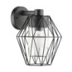Aplica exterior Eglo Calnove Black 97226 sticla transparent