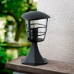 Stalp exterior Eglo Aloria Black 93099 aluminiu negru
