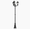 Stalp exterior Eglo Navedo Black 93465 aluminiu negru