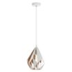 Pendul Eglo Carlton 1 White-Gold 43001 otel alb auriu