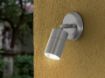 Aplica LED exterior Eglo Stockholm 1 Grey 93268 inox sticla