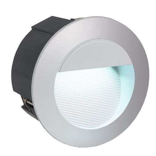 Spot LED incastrat exterior Eglo Zimba Silver 95233 aluminiu argintiu