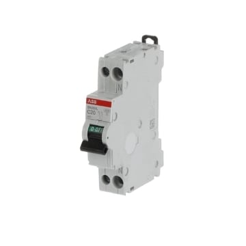 Siguranta automata ABB 1P+N 20A 4.5KA SN201L C20 2CSS245101R0204