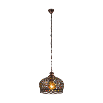 Pendul bucatarie Eglo Jadida Antique Copper 49764 otel cupru antic