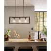 Lustra bucatarie Eglo Charterhouse Black 49393 otel negru