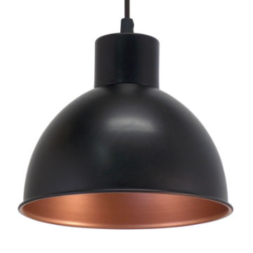 Pendul dormitor Eglo Truro Black-Copper 49238 otel cupru