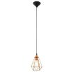 Pendul living Eglo Tarbes Black-Copper 94193 otel cupru