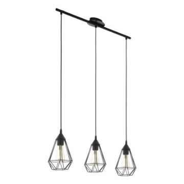 Lustra living Eglo Tarbes Black 94189 otel negru