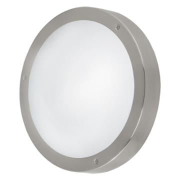 Plafoniera LED exterior Eglo Vento 1 Grey 94121 inox alb