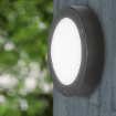 Plafoniera LED exterior Eglo Vento 1 Grey 94121 inox alb