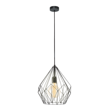 Pendul living Eglo Carlton Black 49257 otel negru