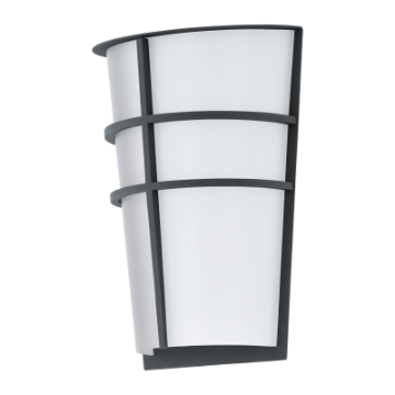 Aplica exterior Eglo Breganzo Black-White 94138 otel antracit