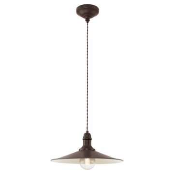 Pendul living Eglo Stockbury Brown-Beige 49456 otel maro antic