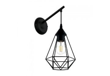 Aplica dormitor Eglo Tarbes Black 49081 otel negru